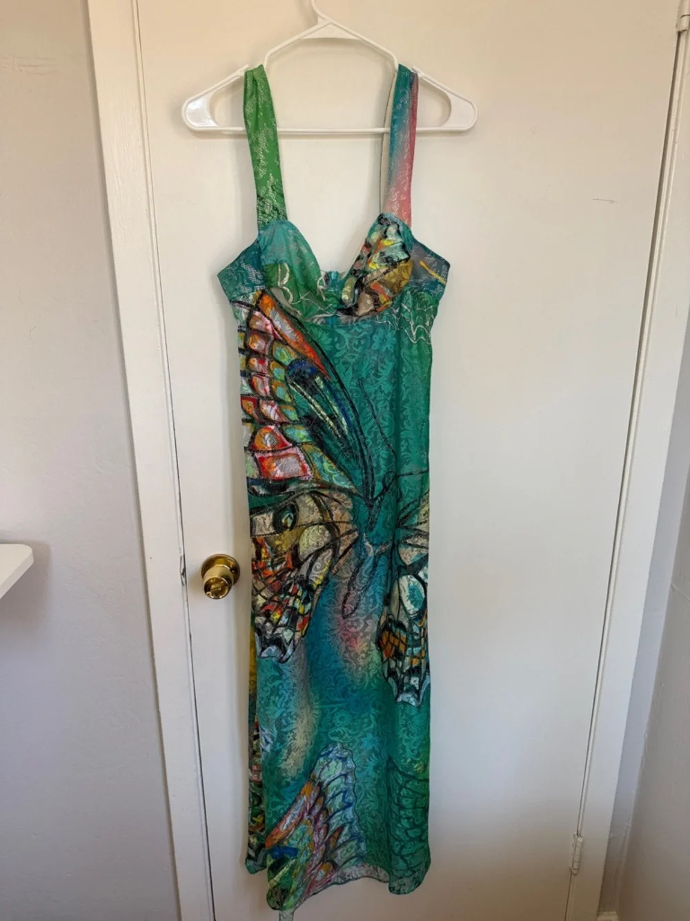 Siedrés Luc Butterfly Print Maxi Dress Size 40 NWOT French - Picture 5 of 8